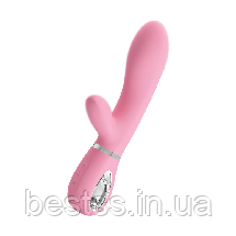 Вібратор з м'якою головкою та кліторальною стимуляцією Pretty Love Thomas Magenta, фото 2