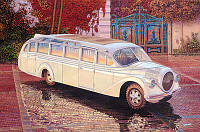 Roden 724 Opel Blitz Ludewig "Aero" (1937 рік) Автобус Збірна Пластикова Модель у Масштабі 1:72