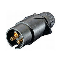 Вилка-штекер на причіп 3 контактна HELLA (DIN 9680) 25А 6-24V