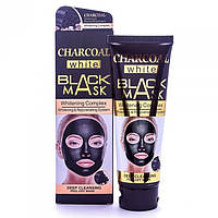 Черная маска для лица Wokali Charcoal Black Mask Whitening Complex WKL464 130 мл