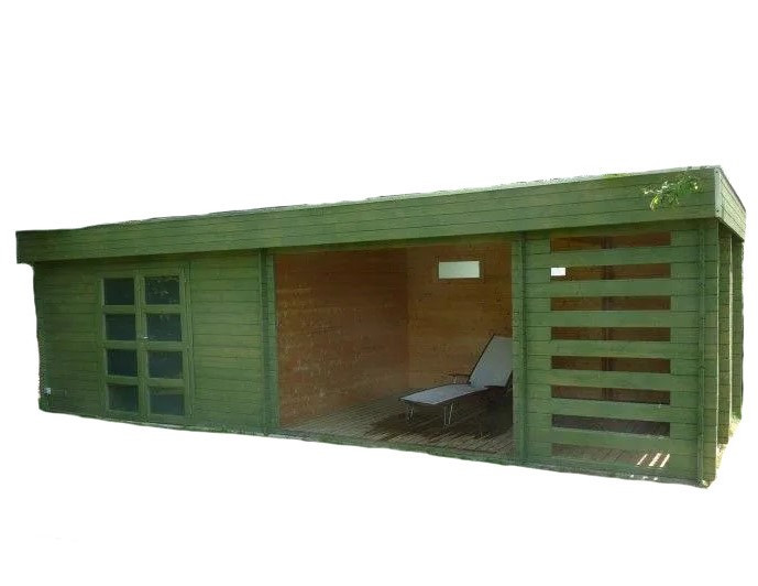 Сучасний сарай, госпблок для дачі з дерева 8,4х3,4 м. від виробника Modern barn - 97