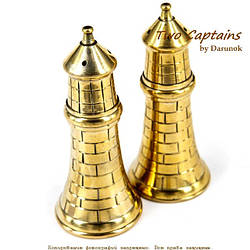 Набір для спецій соломинка та перечниця у формі маяків S6956