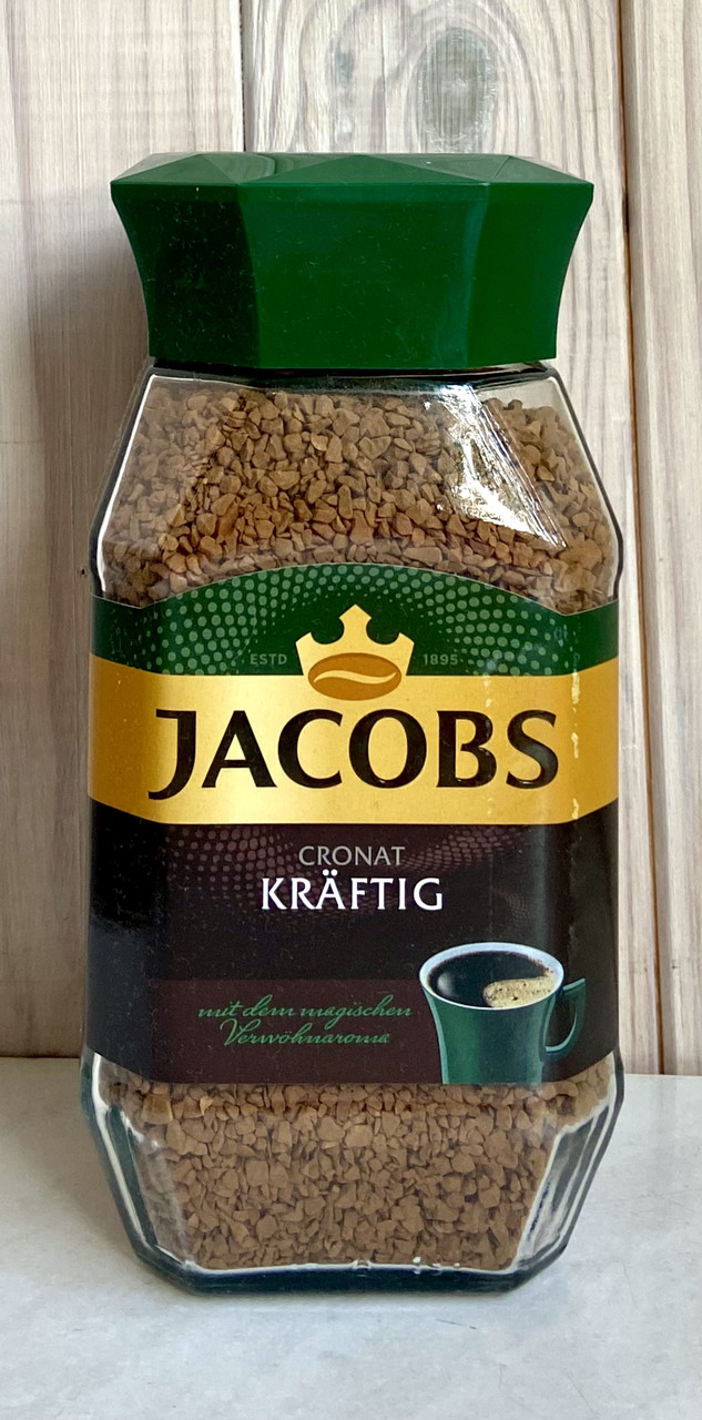 Кава розчинна Jacobs Cronat Kraftig 190 г у склі