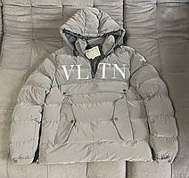 Чоловіча зимова куртка Moncler Valentino Сіра 15086