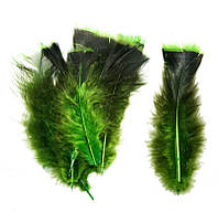 Перья индюка покровные Strike Blanket Turkey Feathers Dark Green (темно зеленый)