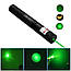 Потужна лазерна указка з ключем, Зелена з насадками Laser pointer YL-303 / Вказівник дальністю до 10 км, фото 7