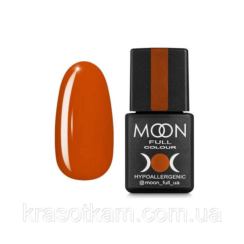 Гель-лак Moon Full No206 тиціановий, 8 мл.