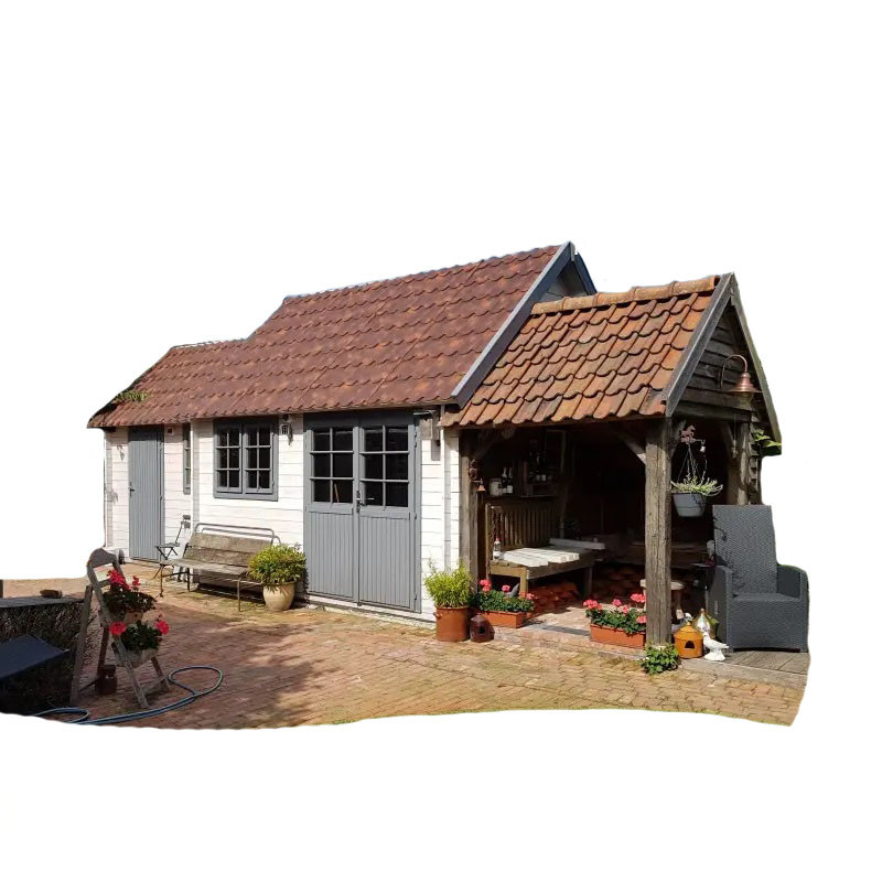 Сучасний сарай, госпблок для дачі з дерева 6,9х3,4 м. від виробника Modern barn - 95