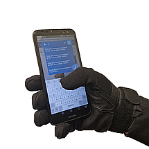 Рукавички тактичні чорні із закритими пальцями розмір XL, обхват долоні 22-24см, BC-8798, фото 3