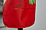 Фартух з нарукавниками дитячий - для праці, малювання, кухні, з вишивкою - гномик 7, колір - червоний, фото 3