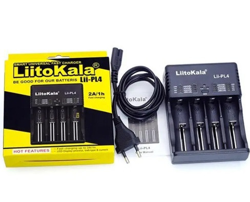 Зарядное устройство LiitoKala Lii-PL4, 4x10440/ 14500/ 16340/ 17335/ 17500/ 17670/ 18490/ 18650/ 22650