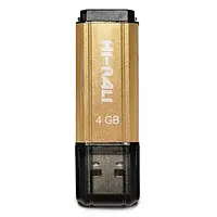 Флеш память Hi-Rali Stark Series Gold USB 4GB (HI-4GBSTGD)