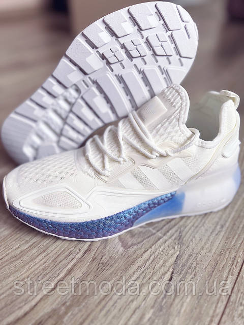 Женские кроссовки для бега Adidas ZX 2K Boost 2.0 Белые: продажа
