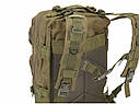 Військовий тактичний рюкзак ЗЕЛЕНИЙ ISO 35 л XL, фото 4