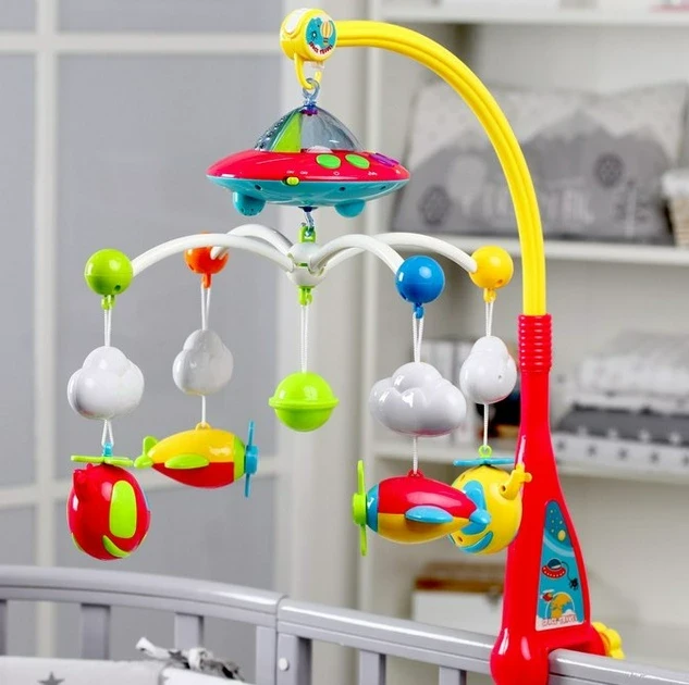 Карусель музична НЕ 0304, на батарейках, світлова проекція, 108 мелодій, пульт д/в, фото 1