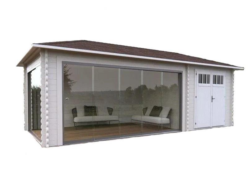 Сучасний сарай, госпблок для дачі з дерева 7,0х3,0 м. від виробника Modern barn - 96