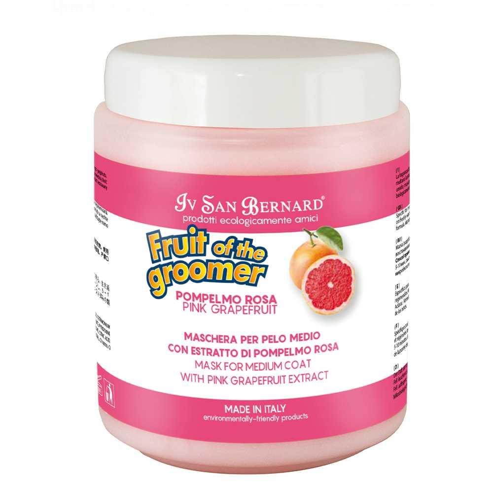 Маска Iv San Bernard для собак , середньої шерсті з грейпфрутом та вітаміном В6 Pink Grapefruit, 1л