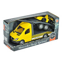 Игрушка детская Tigres Mercedes-Benz Sprinter Эвакуатор с лафетом 1:24 желтый (39741)