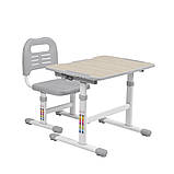 Зростаюча парта трансформер FunDesk Piccolino II Grey, фото 4