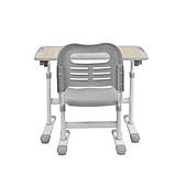 Зростаюча парта трансформер FunDesk Piccolino II Grey, фото 5