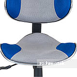 Комплект для підлітка парта Fundesk Fiore II Grey + стілець для школяра FunDesk LST3 Blue-Grey, фото 5