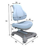 Дитяче універсальне крісло FunDesk Bravo Blue, фото 6