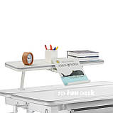 Дитяча парта для школяра FunDesk Volare Grey + полиця SS16W Grey, фото 7