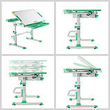 Комплект парта + стілець трансформери Cubby DISA GREEN, фото 4