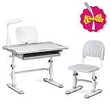 Комплект парта + стілець трансформери Cubby DISA GREY, фото 10