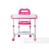 Індивідуальний комплект парта та стілець-трансформери FunDesk Sole Pink, фото 3