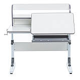 Комплект для школярів зростаюча парта Cubby Nerine Grey + ергономічне крісло Fundesk Mente Grey, фото 5