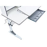 Комплект для школярів зростаюча парта Cubby Nerine Grey + ергономічне крісло Fundesk Mente Grey, фото 7