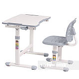 Комплект парта + стілець трансформери Omino Grey FunDesk, фото 2