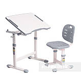 Комплект парта + стілець трансформери Omino Grey FunDesk, фото 4