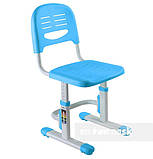 Комплект-трансформер Fundesk парта Colore Grey + стільчик SST3 Blue, фото 6