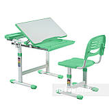 Дитяча парта зі стільчиком FunDesk Cantare Green, фото 6