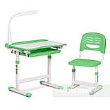 Дитяча парта зі стільчиком FunDesk Cantare Green, фото 4