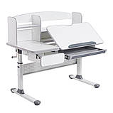 Комплект парта для школярів Cubby Rigu Grey + стілець FunDesk SST3L Grey, фото 3