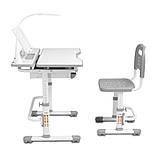 Ергономічний комплект Cubby парта та стілець-трансформери Botero Grey, фото 8