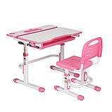 Ергономічний комплект Cubby парта та стілець-трансформери Botero Pink, фото 3