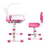 Ергономічний комплект Cubby парта і стілець-трансформери Vanda Pink, фото 6