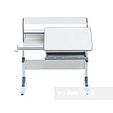 Комплект зростаюча парта для школярів Cubby Nerine Grey + стілець дитячий FunDesk SST2 Pink, фото 6