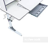 Комплект зростаюча парта для школярів Cubby Nerine Grey + стілець дитячий FunDesk SST2 Pink, фото 8