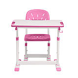Зростаюча дитяча парта зі стільчиком Cubby Olea Pink, фото 5