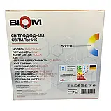 Світлодіодний світильник накладний круглий Biom BYR-02-24-5 24W 5000К IP33 (зіркове сяйво), фото 7