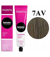 Краска для волос 1A Matrix SoColor Pre-Bonded Permanent 90 мл 7AV