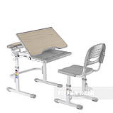 Дитяча парта зі стільчиком FunDesk Sorriso Grey, фото 2