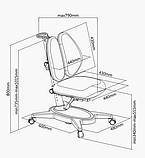 Комплект для принцеси 👸 парта Cubby Rigu Pink + універсальне крісло FunDesk Primavera II Pink, фото 10