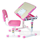 Комплект парта і стілець-трансформери FunDesk Piccolino Pink, фото 3