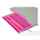 Комплект парта і стілець-трансформери FunDesk Piccolino Pink, фото 7